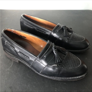 Allen Edmonds Cody Kiltie Tassel Men's Size 9.5 D Black‎ Loafer Dress Shoes